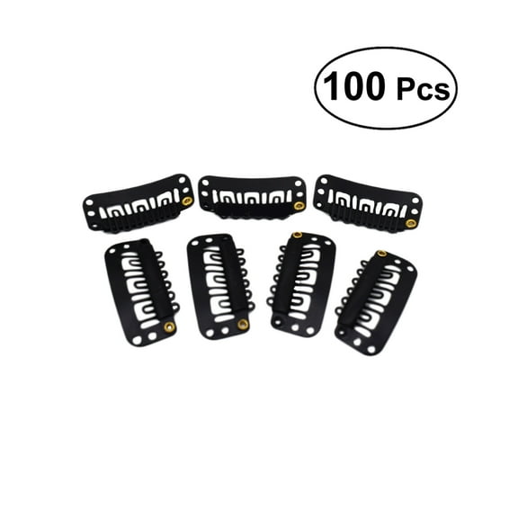 WHAMVOX  100 Pcs/Lot Beret Hair Clip Lightweight Clips U Shape Snap