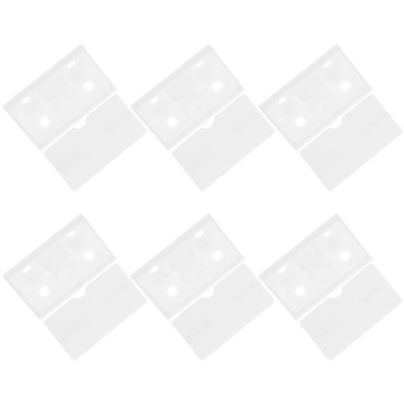 WHAMVOX  100 Pcs Mount Corner Cabinet Angle Code Door Brace