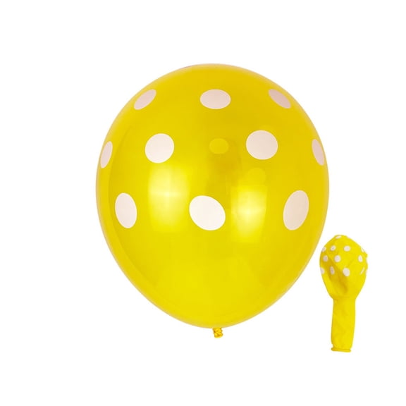 WHAMVOX 100 Pcs Polka Dot Balloon Festival Balloons Anniversary Party