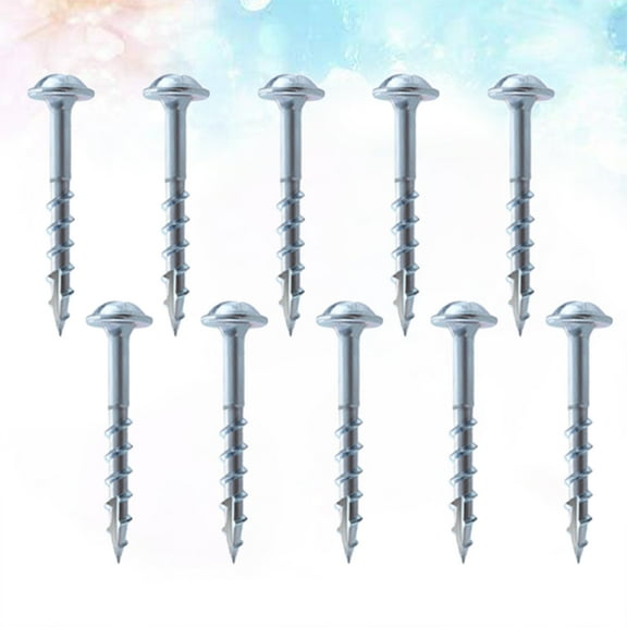 WHAMVOX 100 Pcs Self Hole Self-tapping Screws Strong Toughness Masonry