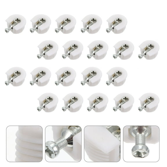 WHAMVOX  100 Pcs Shelf Support Connector Office Furniture Connectors