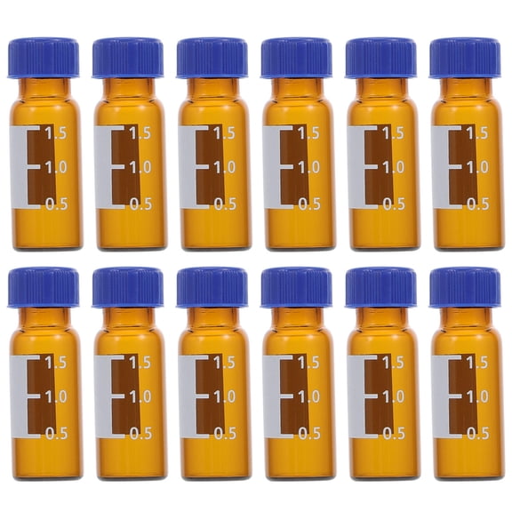 WHAMVOX  100 Pcs Vial Transparent Vials with Caps Small Flask Bottles