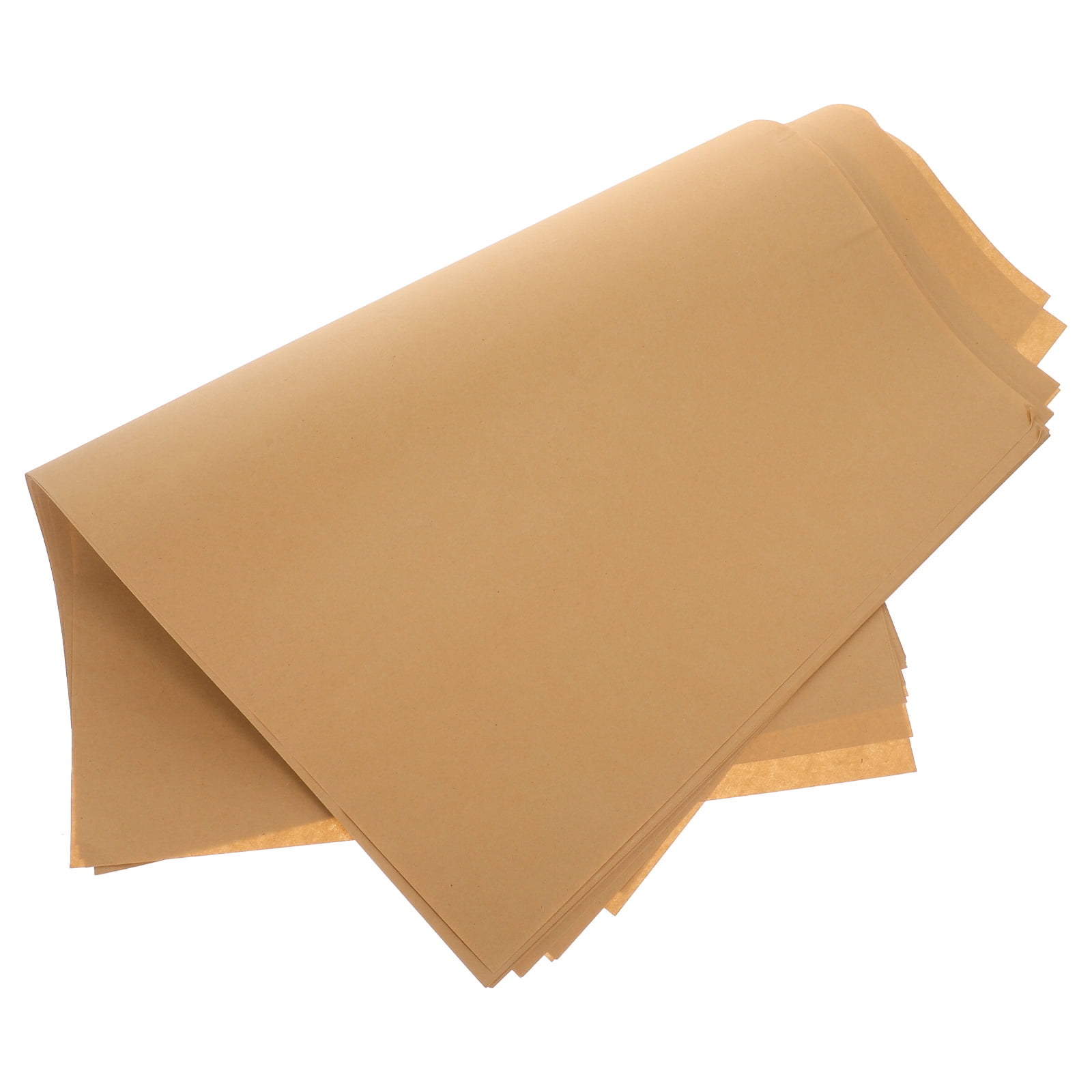 FESTFENDS Kraft Paper Wrapping Sheets Golden 100Pcs 20.47 x 14.57 Inches
