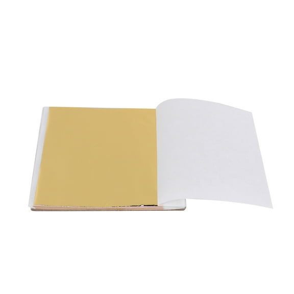 WHAMVOX 100 Sheets Gold Foil Flake Gilding Crafting Decoration