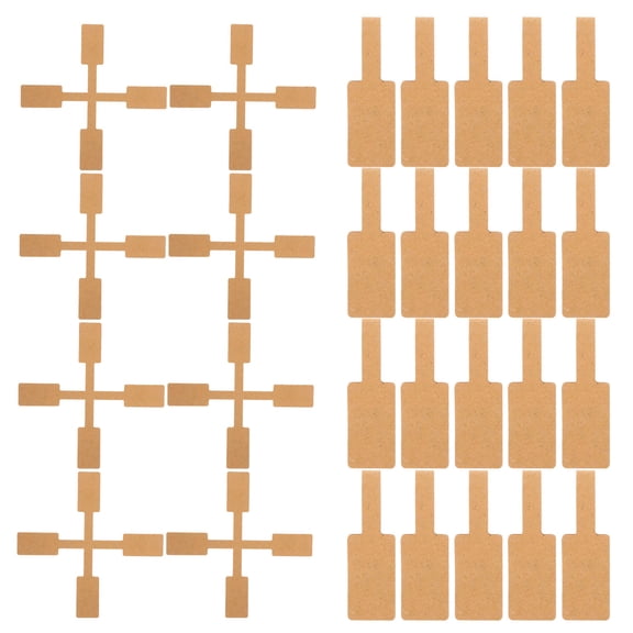 WHAMVOX 100 Sheets Ring Jewelry Repair Tag Blank Label Paper Display Tags