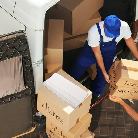 WHAMVOX 100 Sheets Wrapping Paper 54.00X39.00X0.05CM White