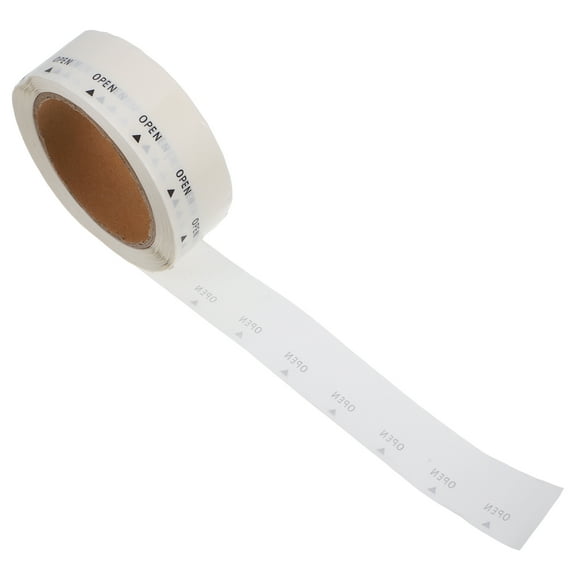 WHAMVOX 1000Pcs Open Stickers Label Clear Round Open Labels Easy Peel And Seal Sticker Sheets Waterproof Circle Label Stickers For Shipping Packaging Envelopes Bottles