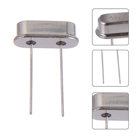 WHAMVOX 100Pcs16MHz Quartz Crystal Resonator Passive Oscillator DIY Electronic Accessory