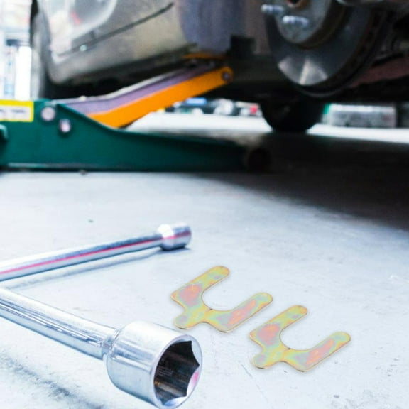 WHAMVOX 100pcs Metal Brake Line Clips U Shaped Car Brake Hose Retainer Universal Vehicle Brake Hose Lock for Cars Motorcycles Trucks SUVs