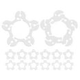 thumbnail image 1 of WHAMVOX 100pcs White Plastic Balloon Clips for Party Decorations Wedding Birthdays Easy Use, 1 of 8
