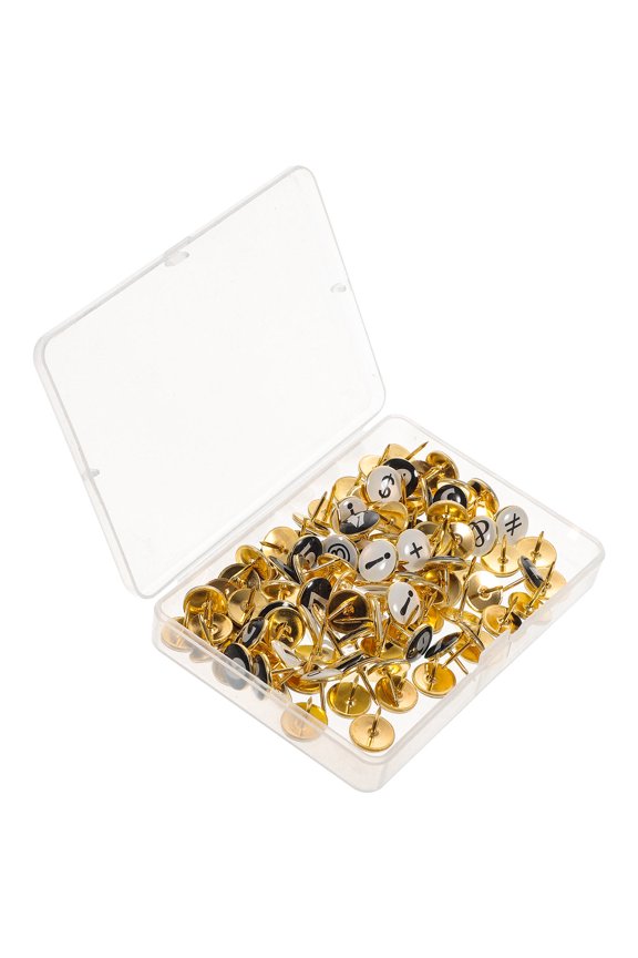 104 Pcs Thumb Tacks Decorative DIY Thumbtack Multi-function