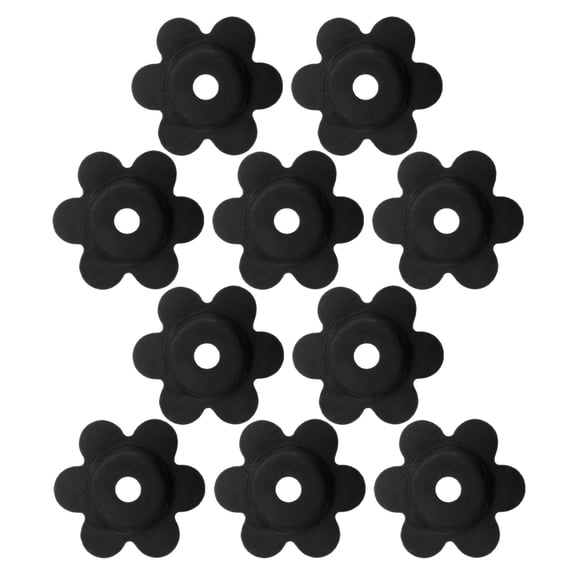 WHAMVOX 10PCS Flagpole Stopper Garden Flag Rubber Stoppers Flag Stops Flower Shaped with Flower for Outdoor Flags Lawn Yard Balcony Decoration
