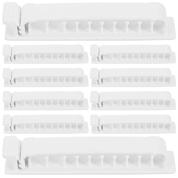 WHAMVOX 10Pcs Cable Organizer Box for Messy Cable Management Desk Organization 3.3X0.8X0.5in