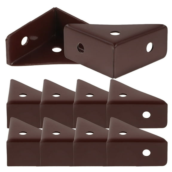 WHAMVOX 10Pcs Corner Connector Metal Corner Brace Corner Brace Metal Furniture Corner Connectors