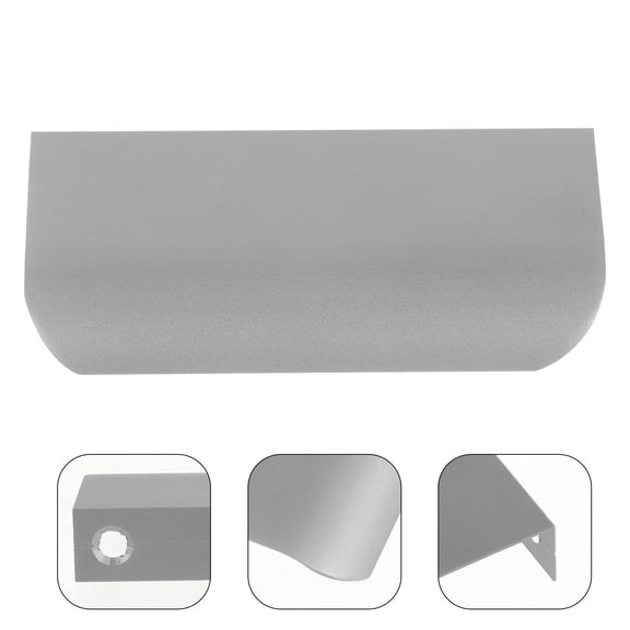 WHAMVOX 10Pcs Furniture Pulls Rectangular Shape for Closet Hidden Handle 8x2cm