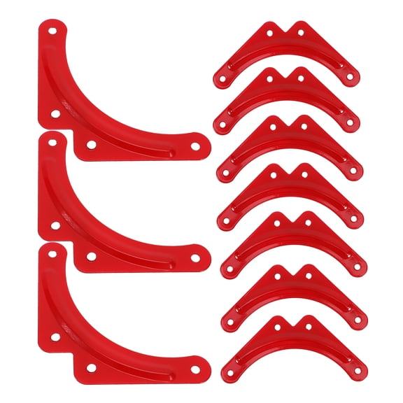 WHAMVOX 10Pcs Ladder Bracket For Maintenance 5.5x1.4x0.1in