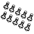 thumbnail image 1 of WHAMVOX 10Pcs Outdoor Buckle for Tent Accessories Black Plastic Rope Tightener and Adjuster, 1 of 8
