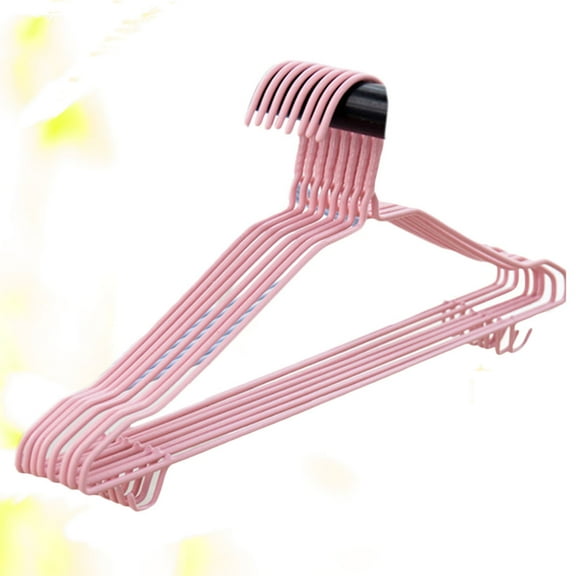 WHAMVOX 10Pcs Random Color Hanger for Laundry Hanger Rack with Multifunctional Design Dormitory