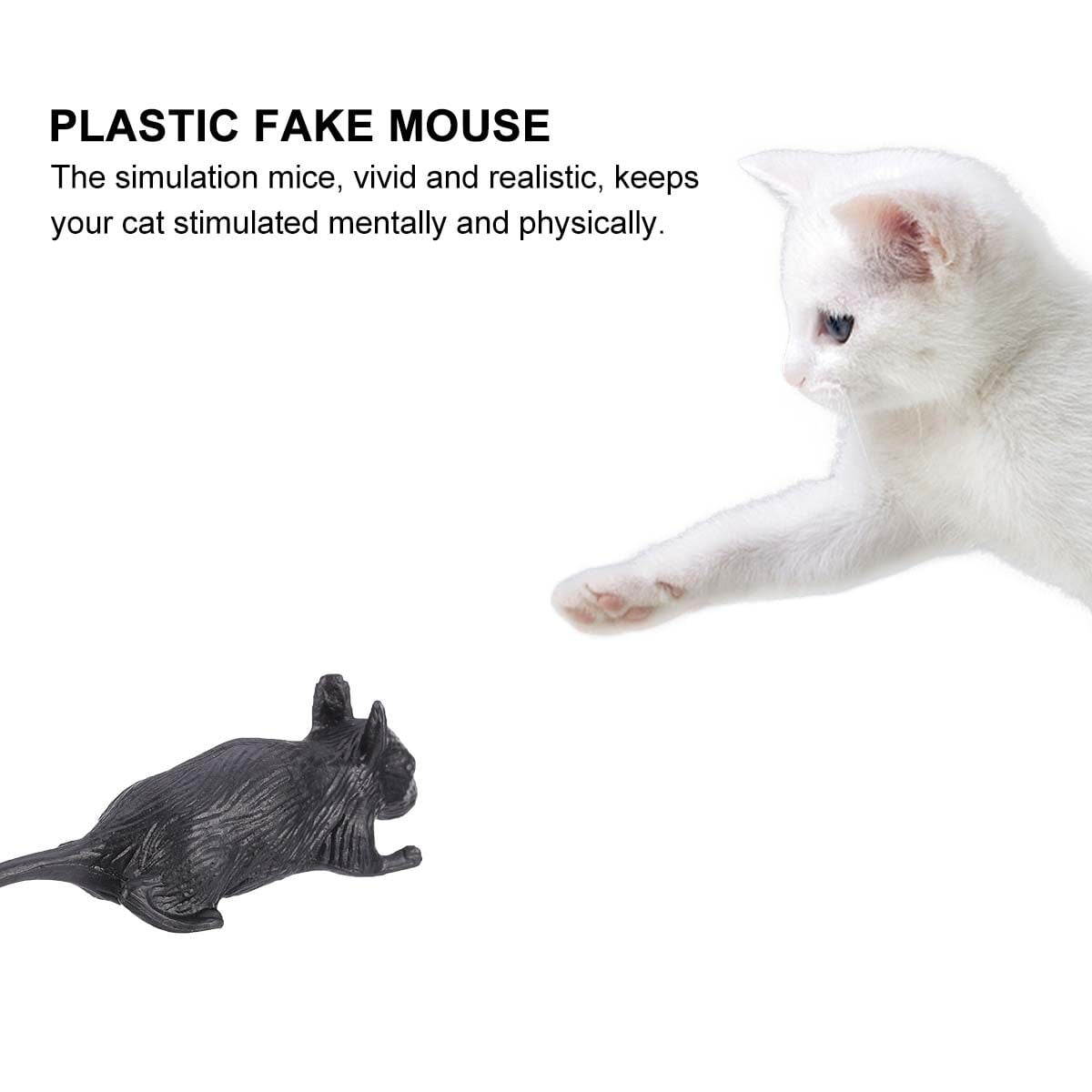 WHAMVOX 10Pcs Realistic Appearance Toy Mouse for Children and Adults ...