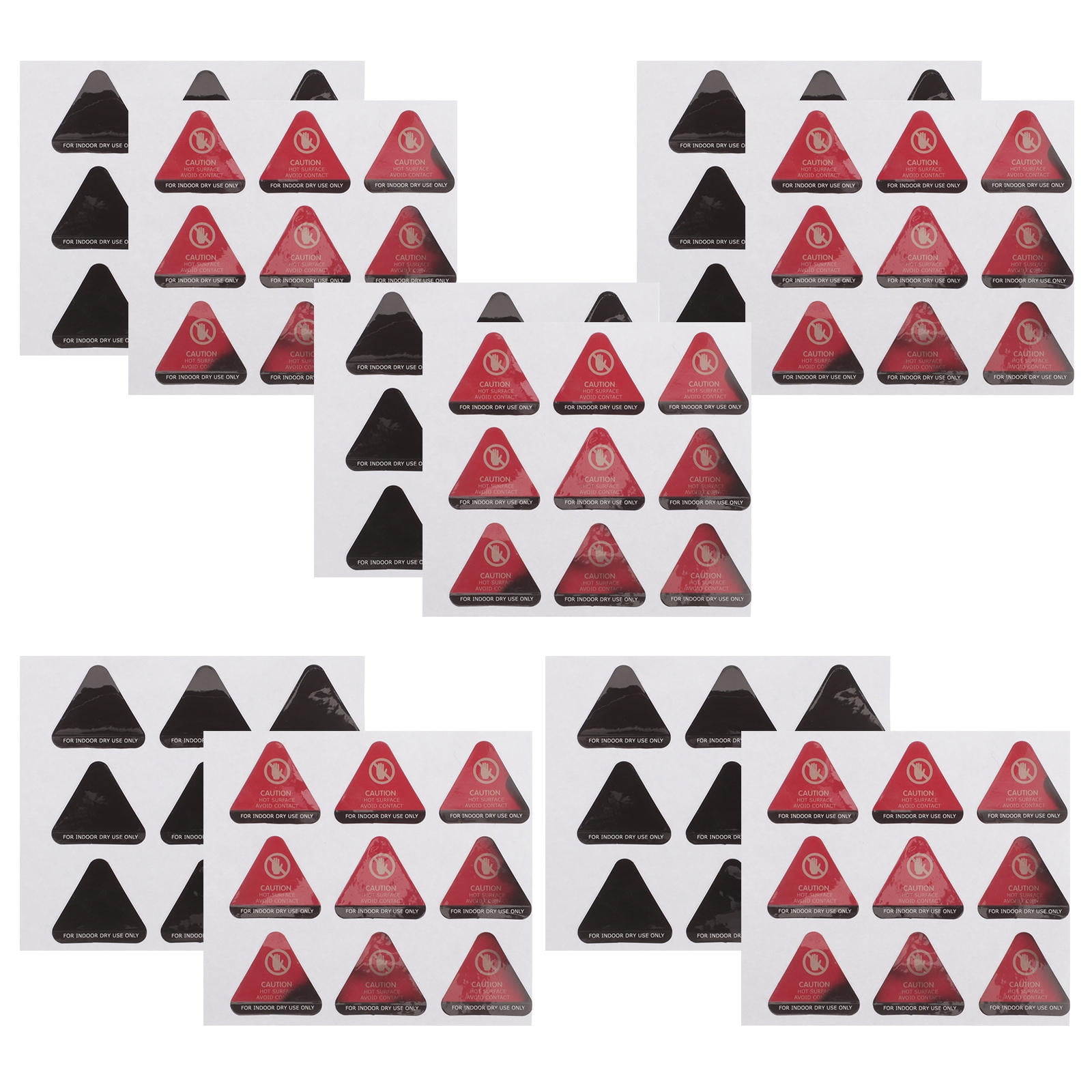WHAMVOX 10Pcs Sensitive High Temperature Warning Stickers for Home and ...