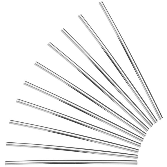 WHAMVOX 10Pcs Silver Pvc Car Air Vent Decorative Strips For Interior Enhancement Vehicle Customization