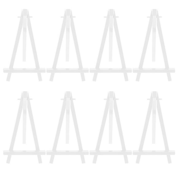 WHAMVOX 10Pcs Tabletop Display Easel Small Plastic Easel Multi-use Painting Easel Display Tripod Easel