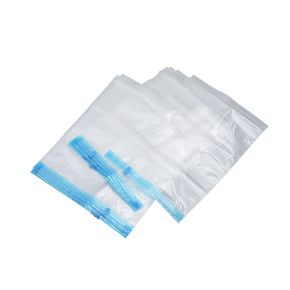 WHAMVOX 10Pcs Vacuum Storage Bags For Travel In Transparent And Rectangular