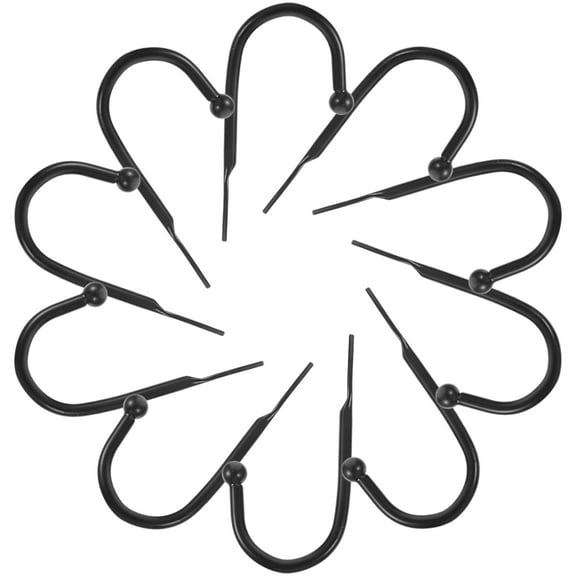 WHAMVOX 10Pcs Wall Hooks for Hanging Home Decoration Metal Decorative Hook 4.6x1x9cm