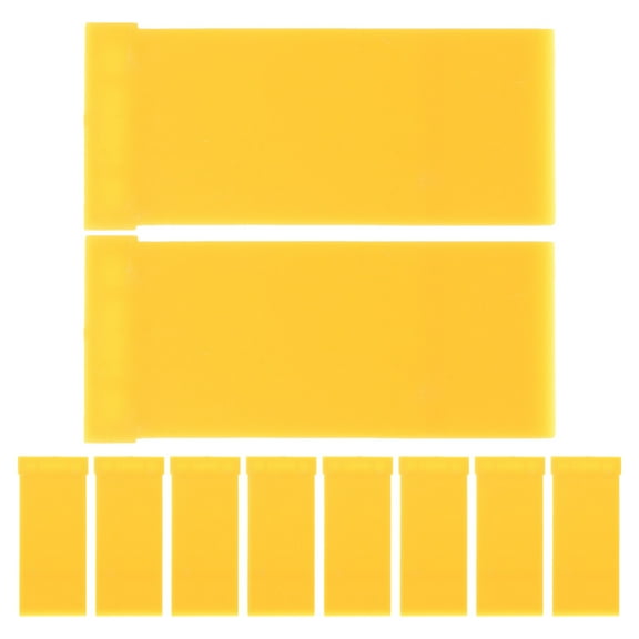 WHAMVOX 10Pcs Model Building Prying Tool Yellow Plastic Multifunctional Separator for Plastic Model Parts