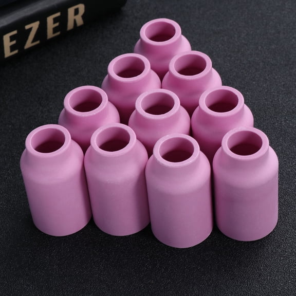ROMANSENTIAL Ceramic Torch Nozzle Tips 10- .7 x 1 x 1 Inch Replacement for Welding and Soldering