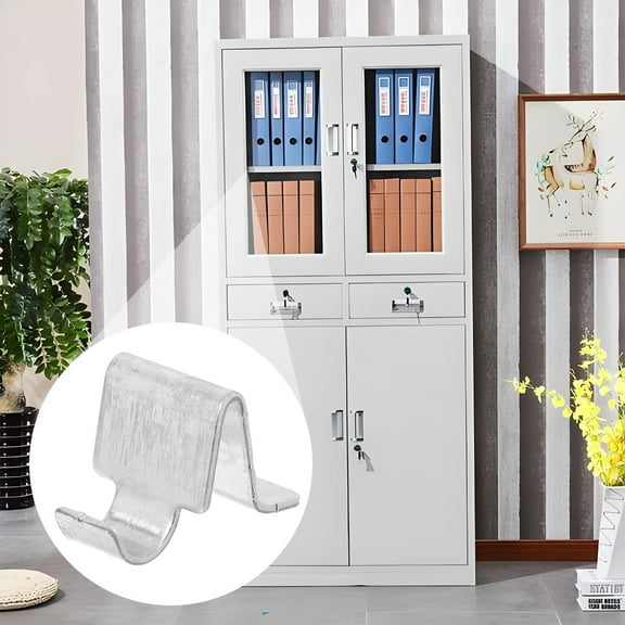 FESTFENDS Metal Shelf Clips Heavy Duty Support 10Pcs 1In X 0.6In X 0.6In