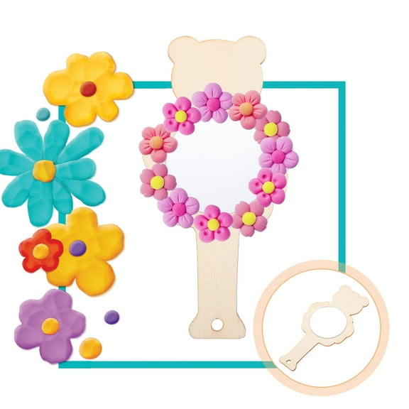 Luxshiny Unfinished Mirror Toy for Children 10Pcs
