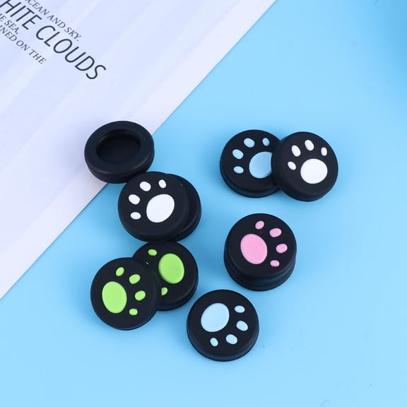 Luxshiny 10pcs Cat Paw Cover for Controller with Enhanced Analogue Stick Feel and Durability