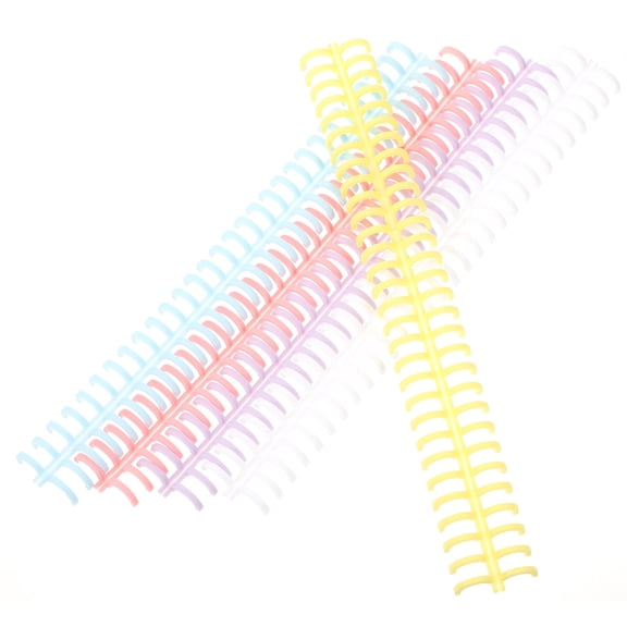 WHAMVOX 10-Pack Loose Leaf Binder for Notebooks, Book Replacement, Metal Binder
