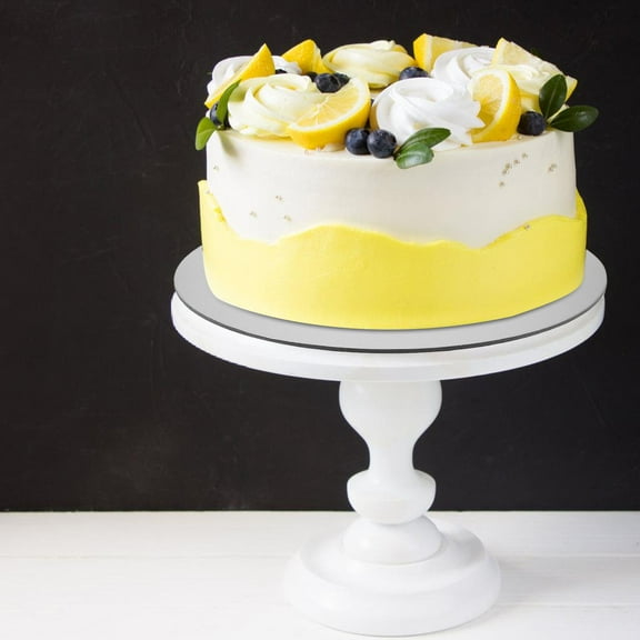 WHAMVOX 10pcs Cake Boards Round Cake Display Plates Birthday Wedding Dessert Serving Trays(12 Inches)