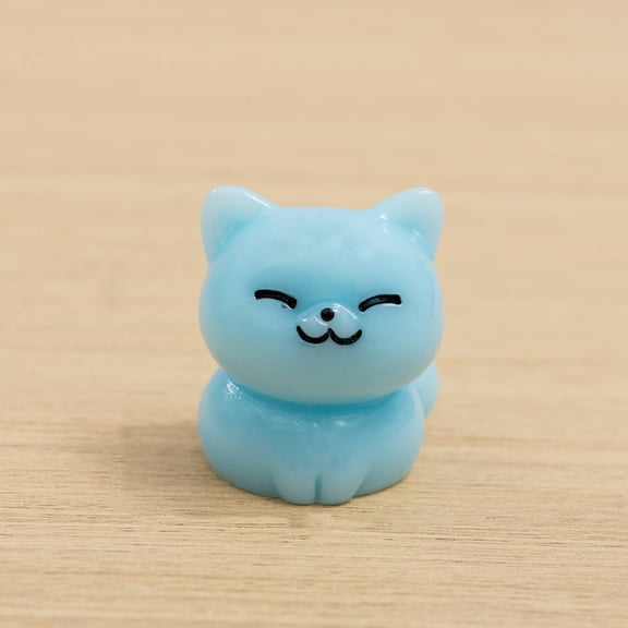 WHAMVOX 10pcs Cute Miniature Desktop Animal Figurines Cartoon Animal Statues DIY Desktop Animal Decoration