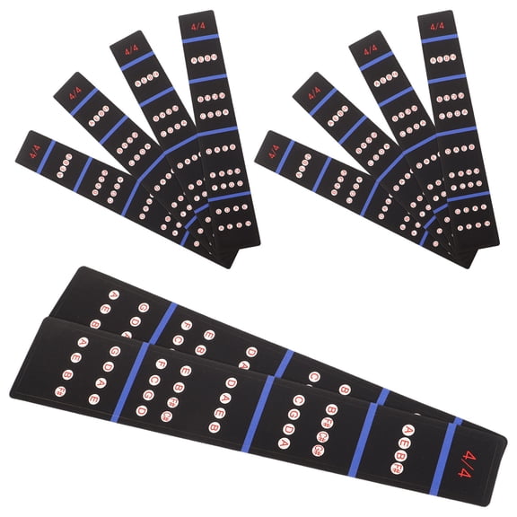 ROMANSENTIAL 10Pcs Black Violin Fingerboard Note Stickers for Beginners Clear Scale Indicators Violin Supplies