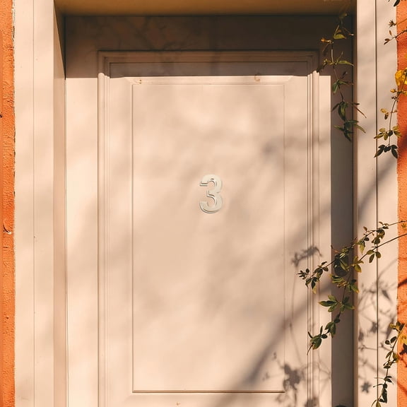 WHAMVOX 10pcs House Numbers 3d Peel And Stick House Numbers Self Adhesive 0-9 Numbers Door Stickers For Hotel Room Acrylic Door Number Plates For Address Marking Golden