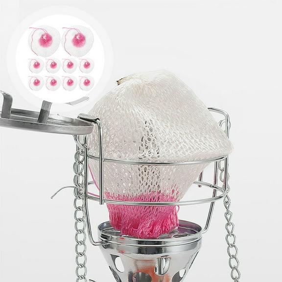 WHAMVOX 10pcs Outdoor Gas Lamp Mantles and Cotton Wicks for Oil Lamps Propane Lanterns and Camping Lanterns Replacement Parts for Camping and Hiking