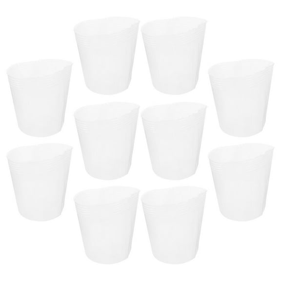 FESTFENDS Flower Pot Basket Insert Plastic 10Pcs 6.09X5.50X5.50in