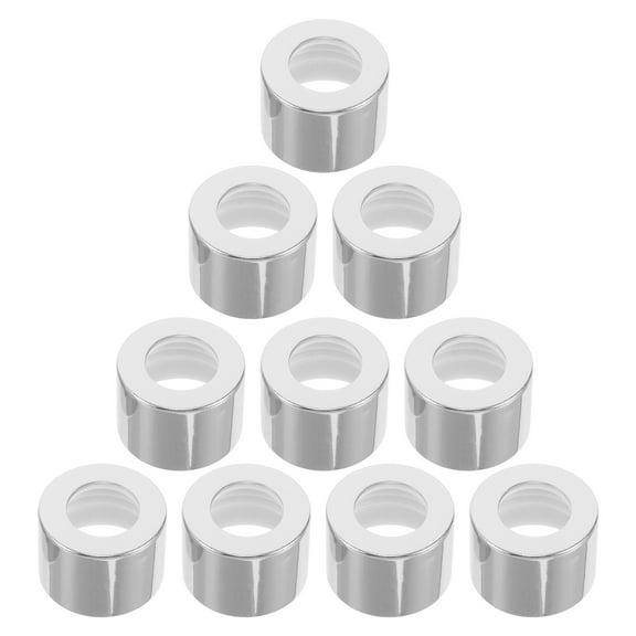 FESTFENDS Replacement Reed Diffuser Caps Silver Oxidized Aluminum Home Office 10Pcs