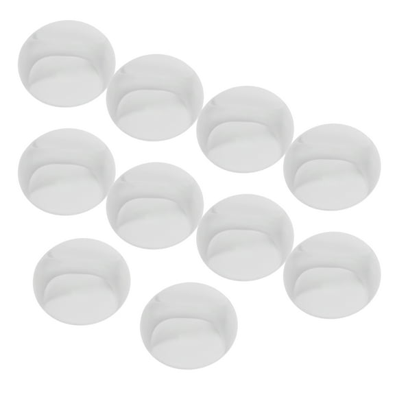 WHAMVOX 10pcs Self-Stick Instant Cabinet Handle Pulls Drawer Pull Helper with Adhesive Sliding Door Stick On Handle for Glass Window Wardrobe