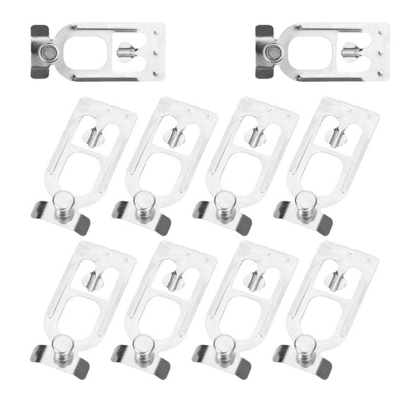 WHAMVOX 10pcs Shelf Pegs for Shelves Pallet Rack Safety Clip Kitchen Pallet Rack Safety Clip Cabinet Shelf Clips Connector Brackets