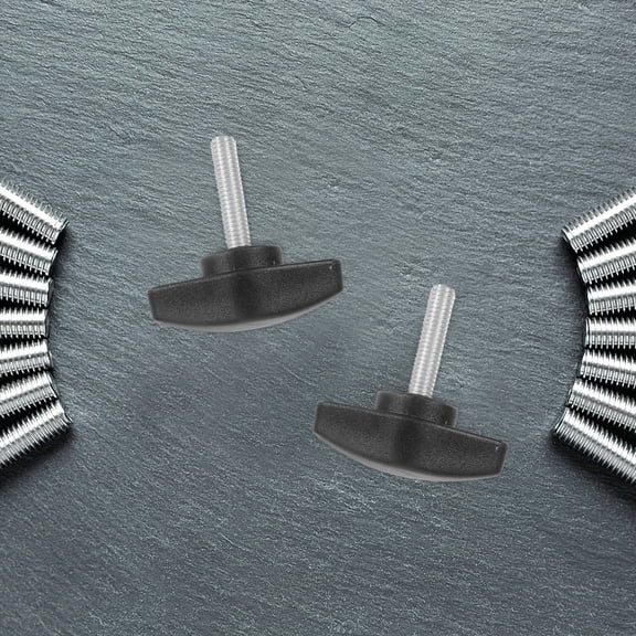 WHAMVOX 10pcs T-Handle Knob Adjustment Screw Hand Tightening Bolt for Precise Screw Adjustments Suitable for Various Applications M5