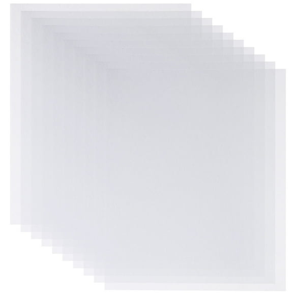 WHAMVOX 10pcs Translucent Heat Shrinkable Sheets Shrink Plastic Sheets Heat Shrink Sheet Diy Crafts Heat Shrink Sheets