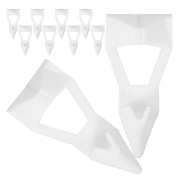 WHAMVOX 10pcs Wardrobe Shelf Bracket Closet Divider Support Bracket Floating Shelf Support