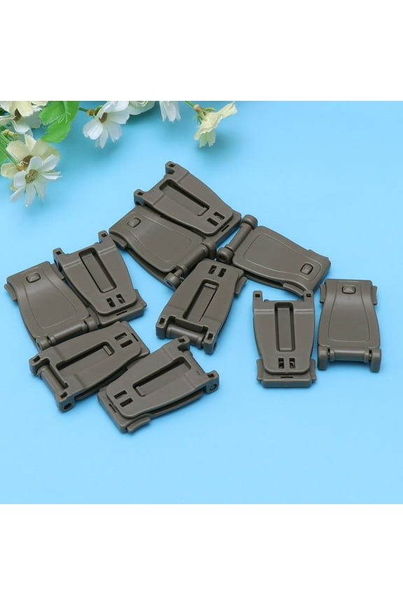 WHAMVOX 10pcs Web Dominator Buckles Strap Clips Belt Keeper Strap Management Tool for Backpack Webbing