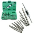 thumbnail image 1 of WHAMVOX 11 Pcs Screw Extractor Any Screw Size Extractor Stripped Screw Remover, 1 of 8