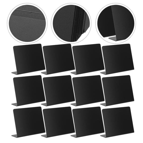 WHAMVOX 12 Pcs Chalkboard Signs Price Boards Reusable Chalkboards