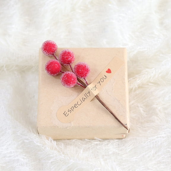 WHAMVOX  12 Pcs Christmas Wreath Branches Berry Stem Picks Flowers Decoration